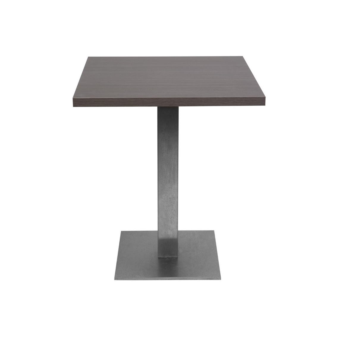 Table Jet Set wengé mat (70 x 70 cm)