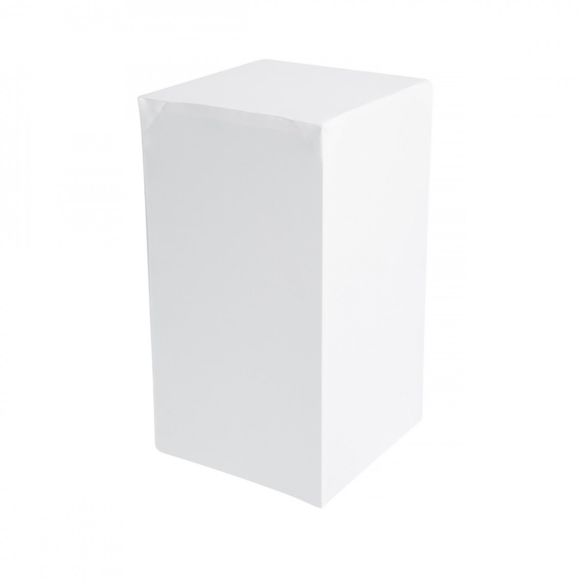 Housse Zoe (M1) blanche pour colonne Luxor carrée (H72)