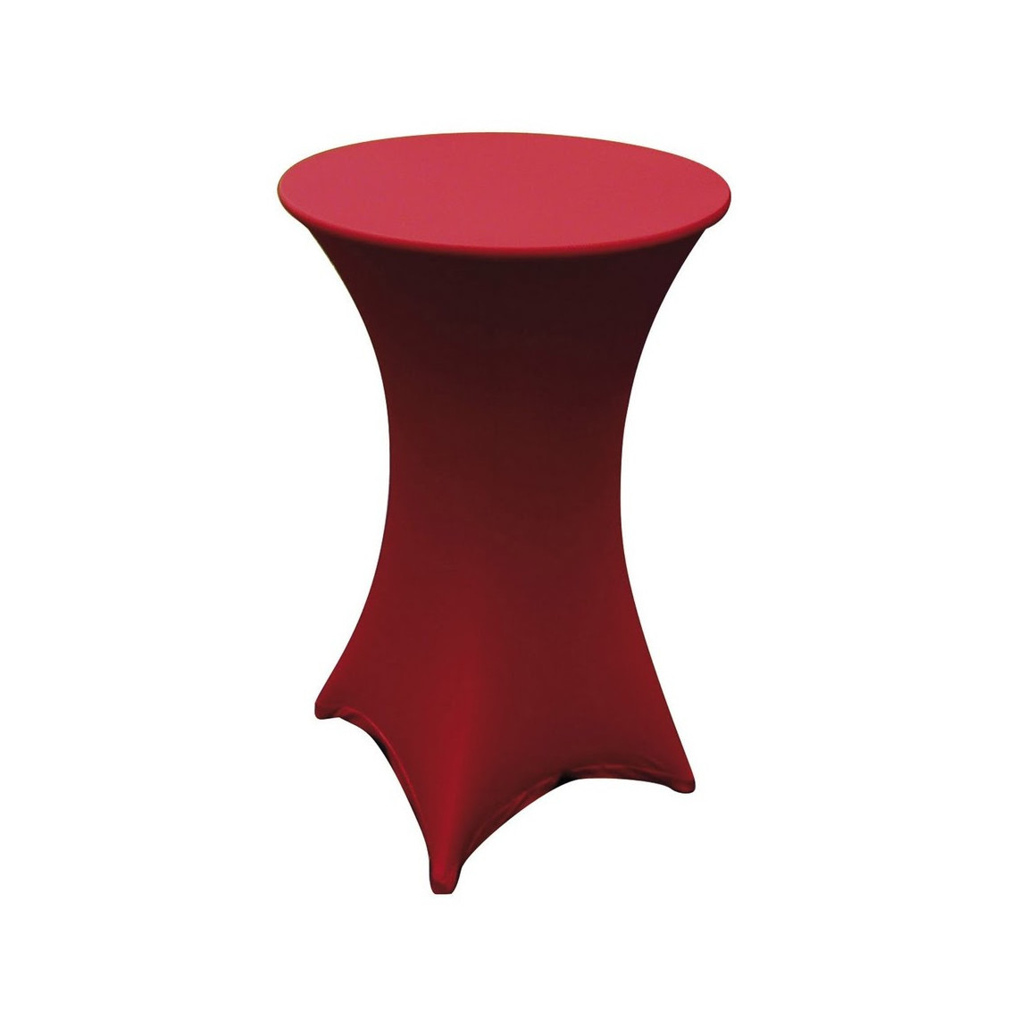 Chaussette pour mange-debout rond rouge