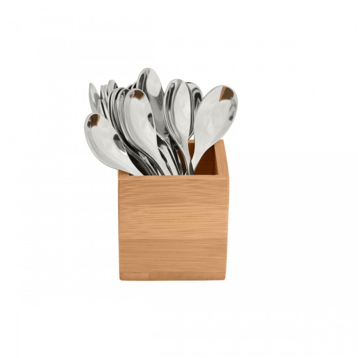 Boîte de couverts en bambou Nature