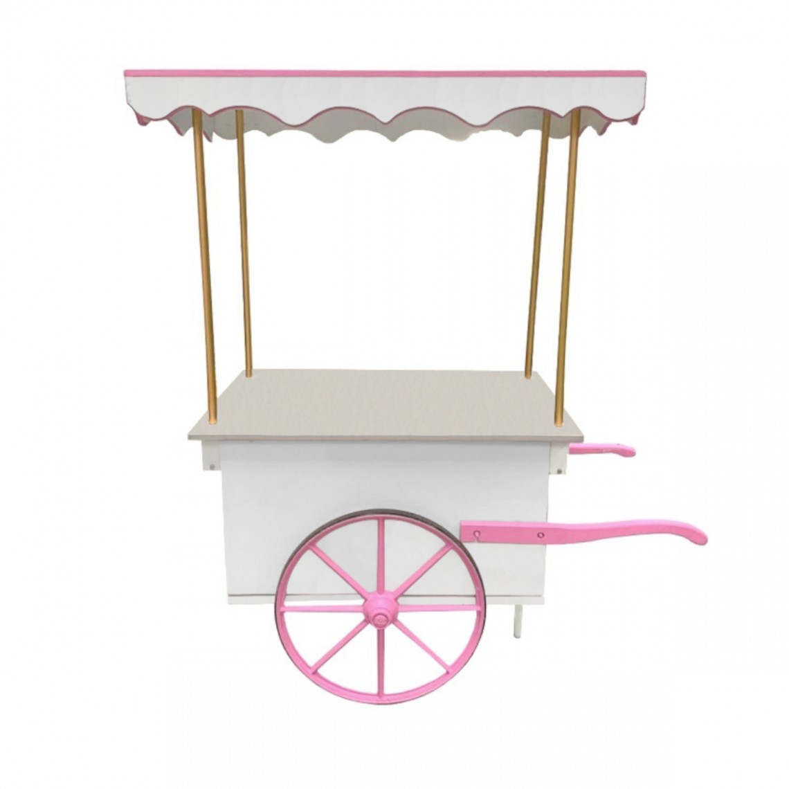 Voiture à glace avec plateau animation inox