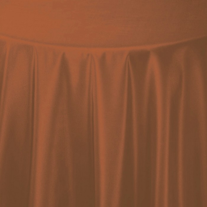 Chemin de table Taffetas bronze