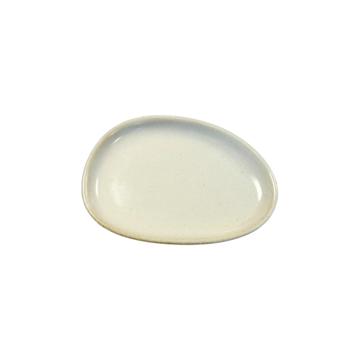 Location assiette à pain Stone - crème (13,5 x 10)