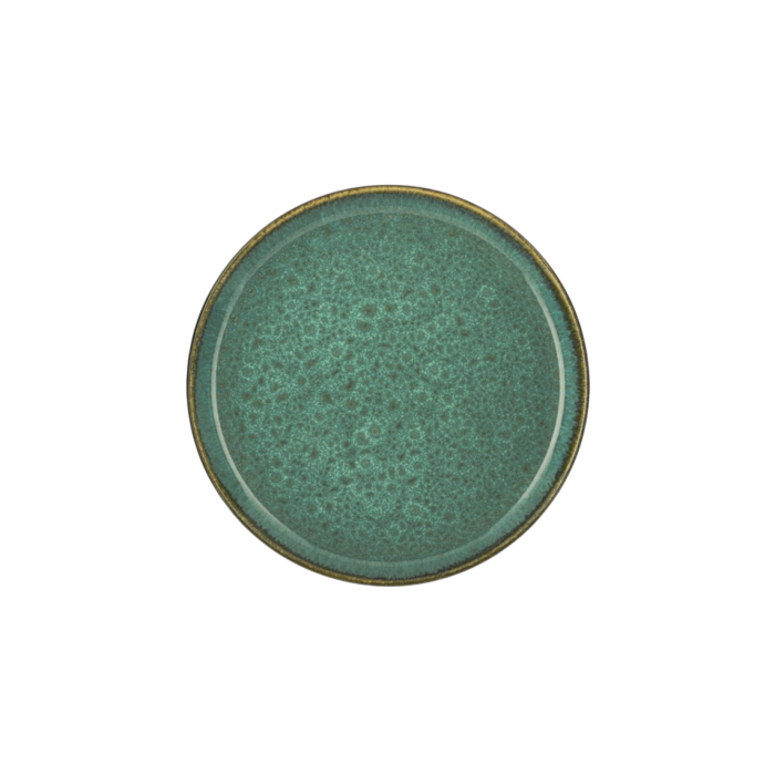 Location assiette à pain Faro vert irisé (Ø17)