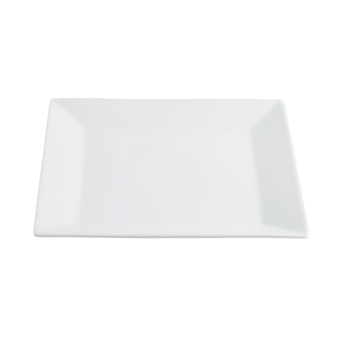 Location assiette Tokyo blanche (27.5x27.5cm)