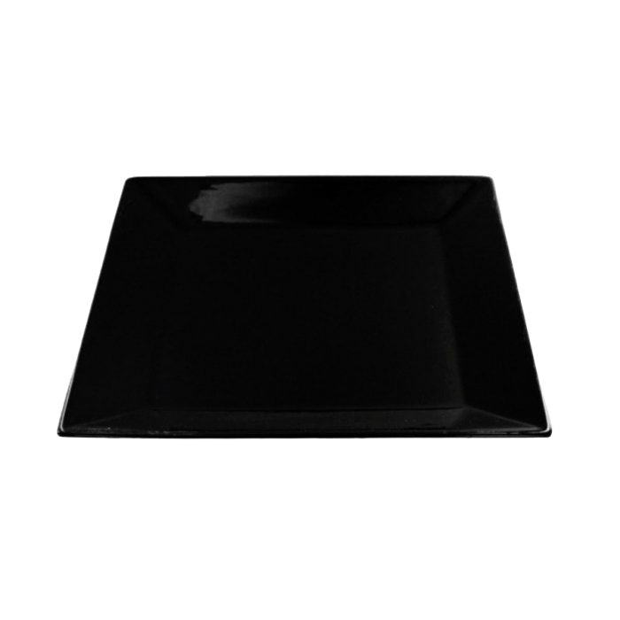 Location assiette Tokyo noire (27,5 x 27,5 cm)