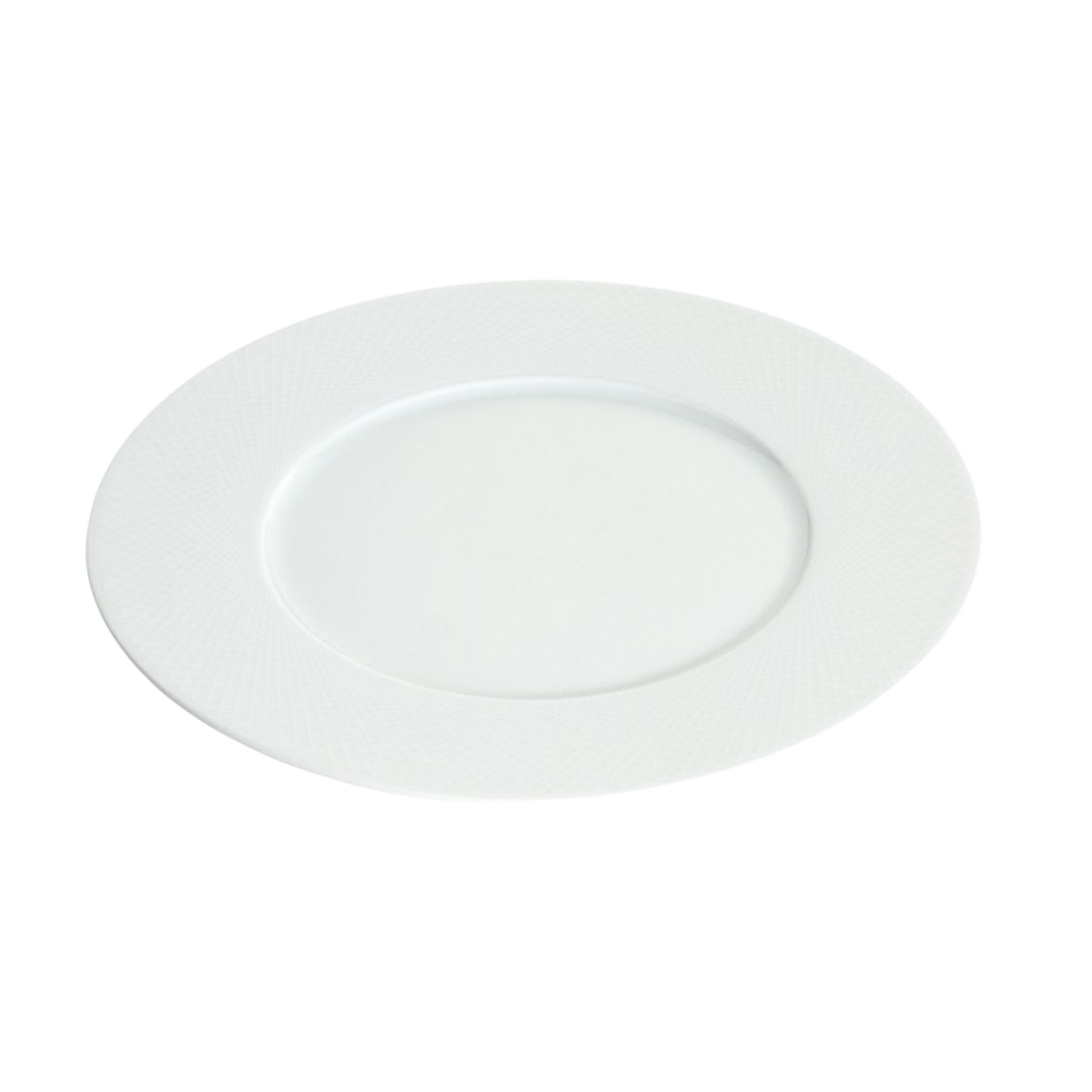 Location assiette repas Graphic blanche (Ø24)