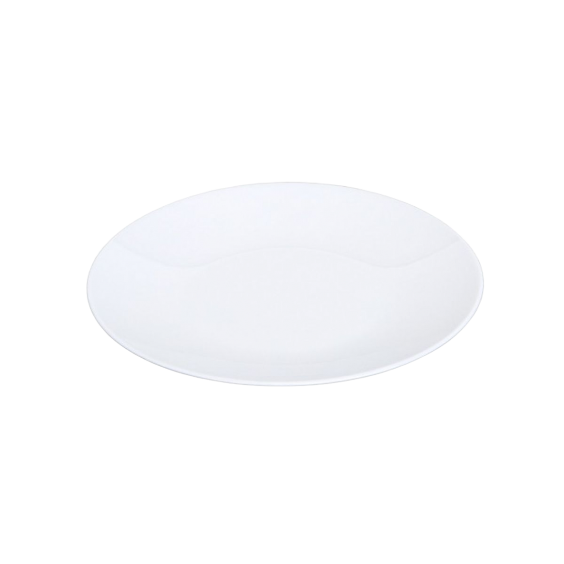 Location assiette repas Boléro blanche