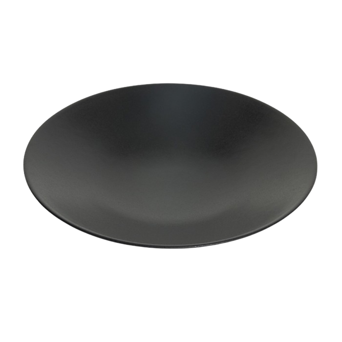 Location assiette repas Réglisse plate (Ø27)