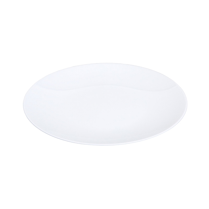 Location assiette repas Boléro blanche (Ø27,5)