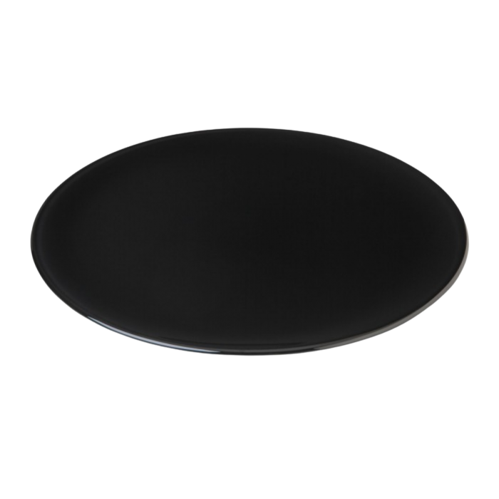 Location assiette cocktail Optic noire (Ø32,5)