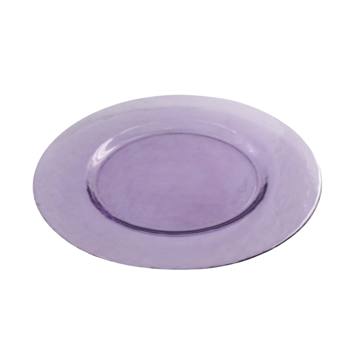 Location assiette cocktail Galaxie translucide violette (Ø34)