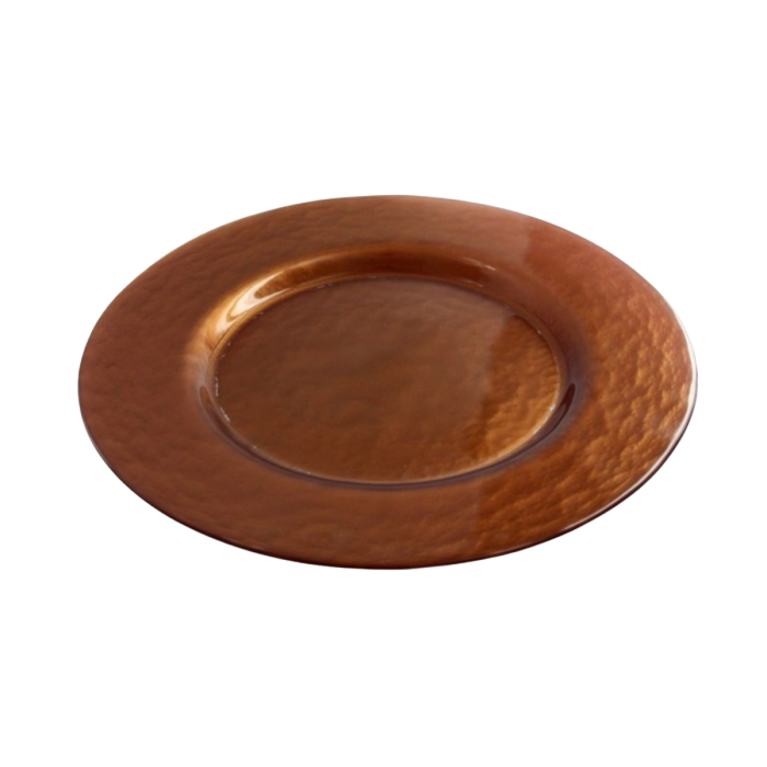 Location assiette cocktail Galaxie opaque cuivre (Ø34)