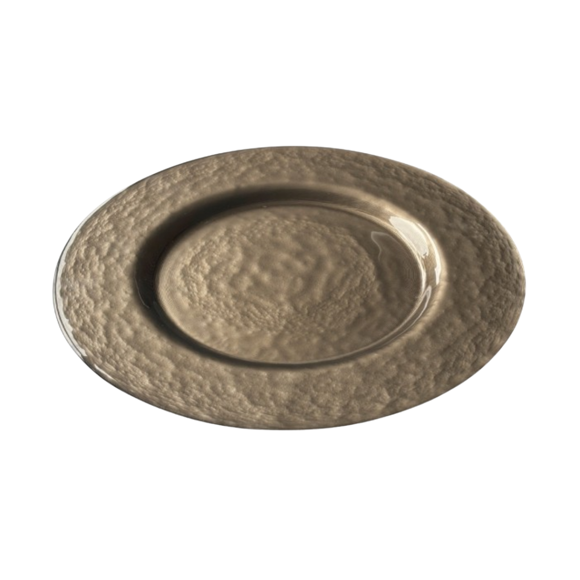 Location assiette cocktail Galaxie opaque brune (Ø34)