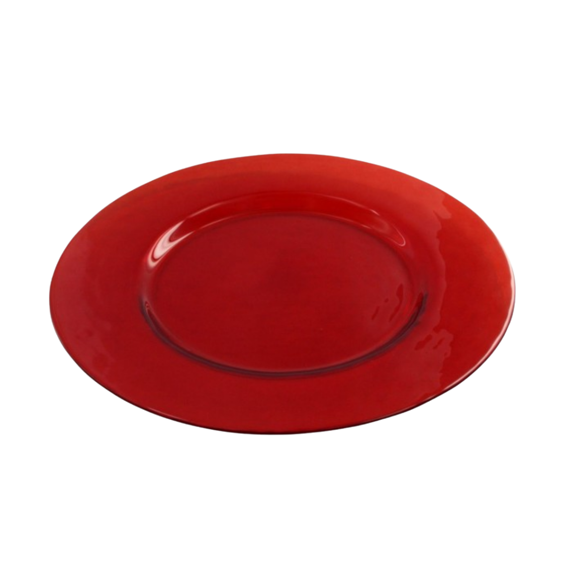 Location assiette cocktail Galaxie translucide rouge (Ø34)