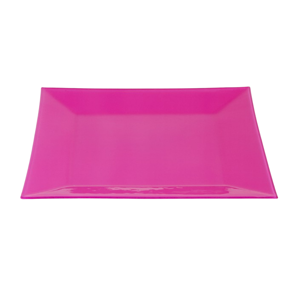 Location assiette cocktail Calypso opaque vieux rose (31 x 31 cm)