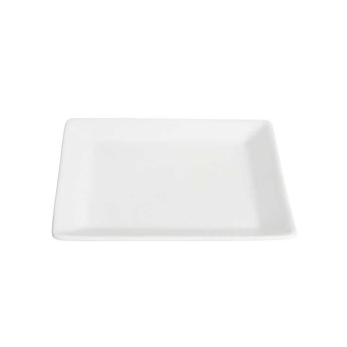 Location assiette cocktail Tokyo blanche (15 x 15 cm)