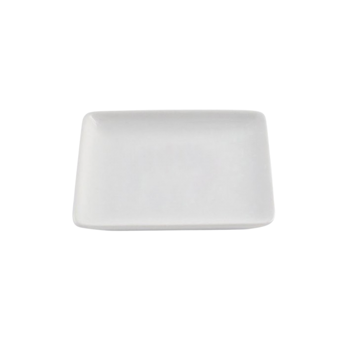 Location assiette à pain Tokyo blanche (12 x 12 cm)