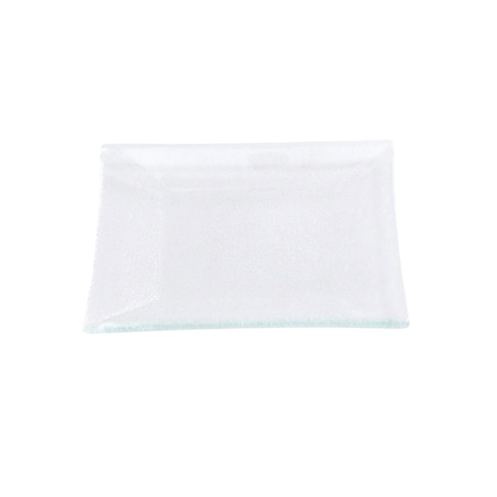 Location assiette à pain Calypso transparente (12 x 12 cm)