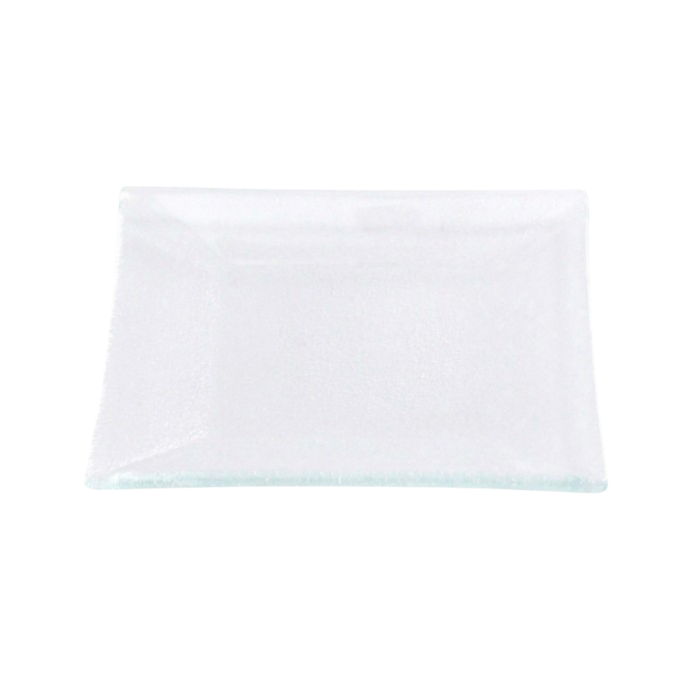 Location assiette à pain Calypso transparente (15 x 15 cm)