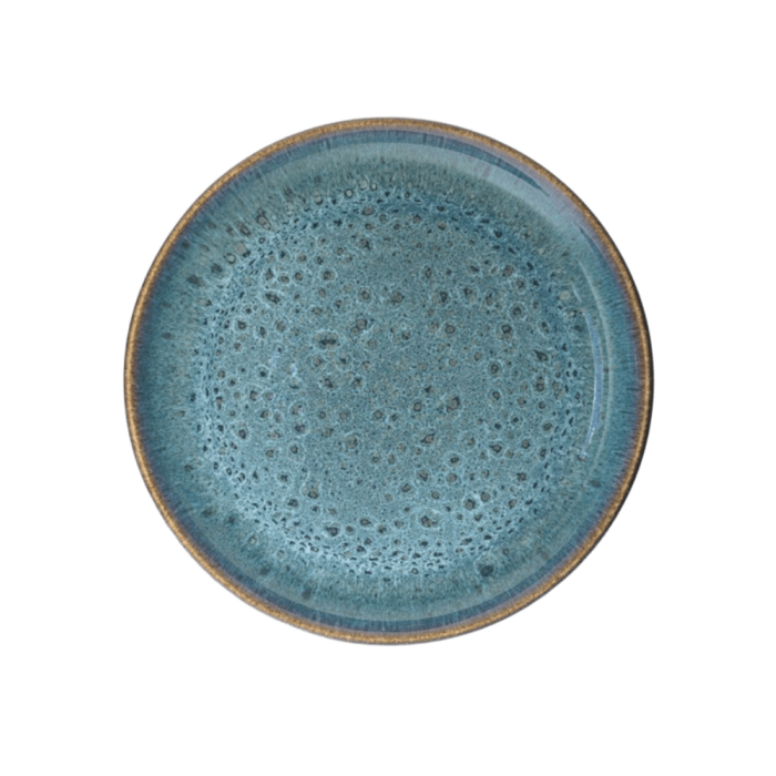 Location assiette repas Faro bleue (Ø27)