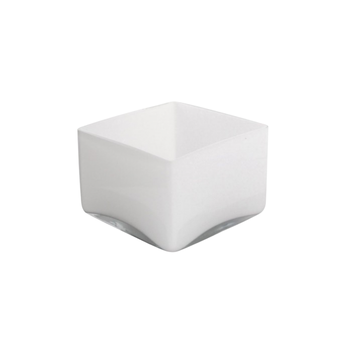 location réhausse Cascade carrée blanche (H10)