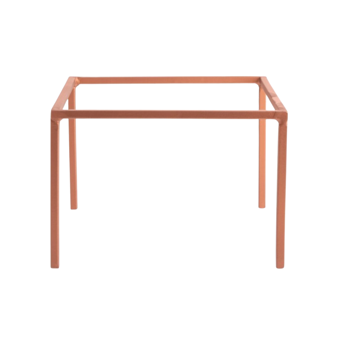 Location réhausse fer forgé carrée cuivre (H15,5)