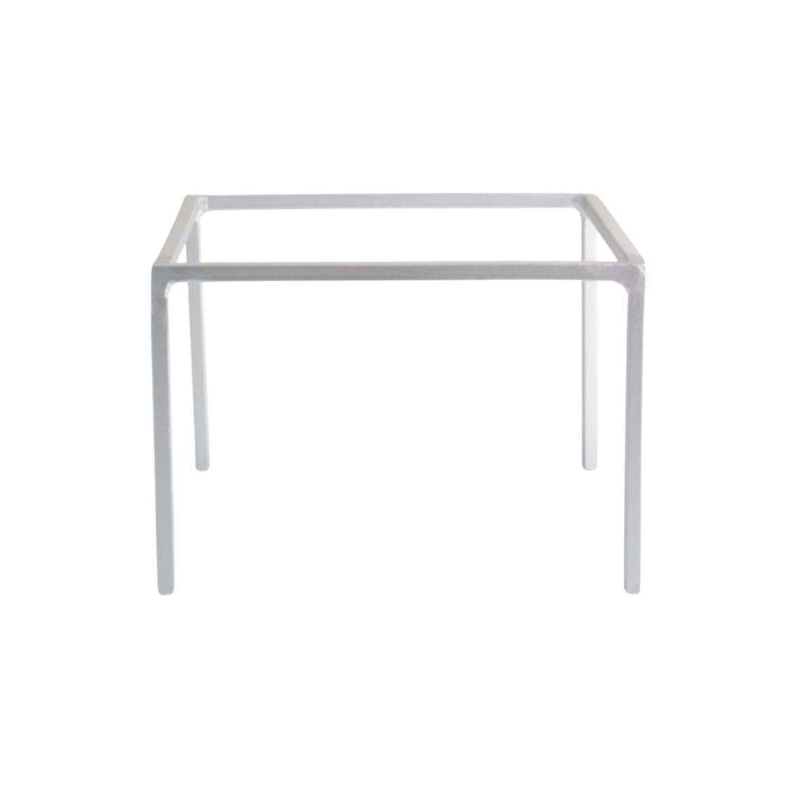 Location réhausse fer forgé carrée grise (H15,5)