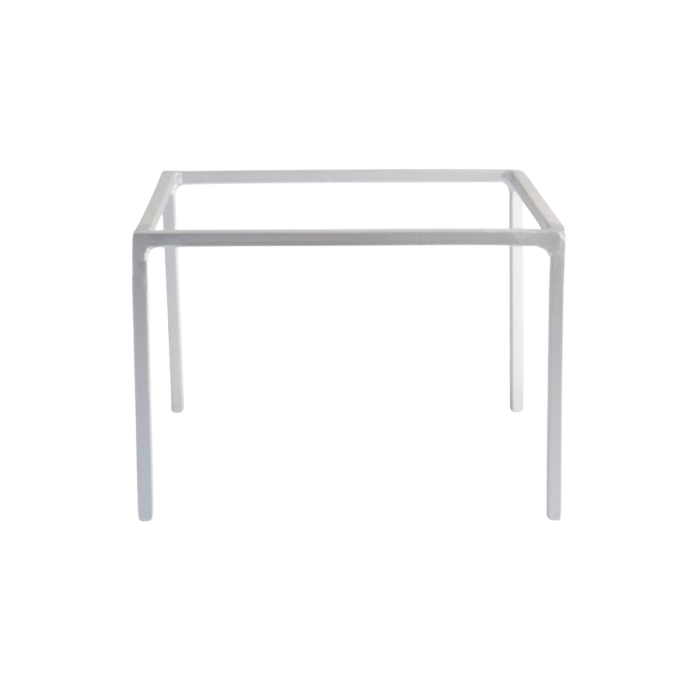 Location réhausse fer forgé carrée grise (H15,5)