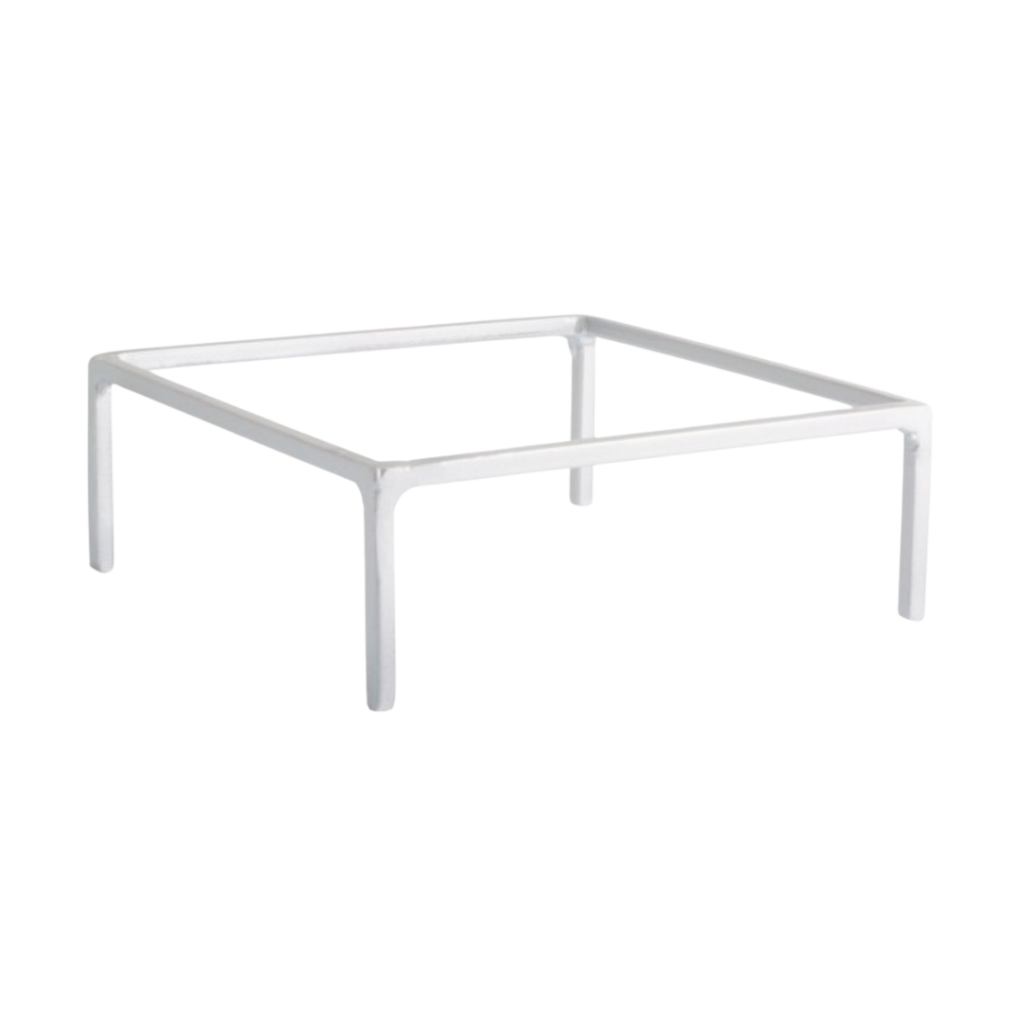 Location réhausse fer forgé carrée grise (H8)