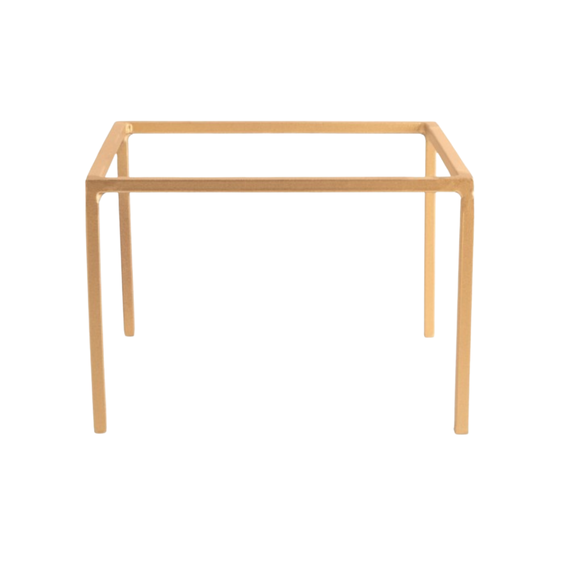 location réhausse fer forgé carrée or (H15,5)