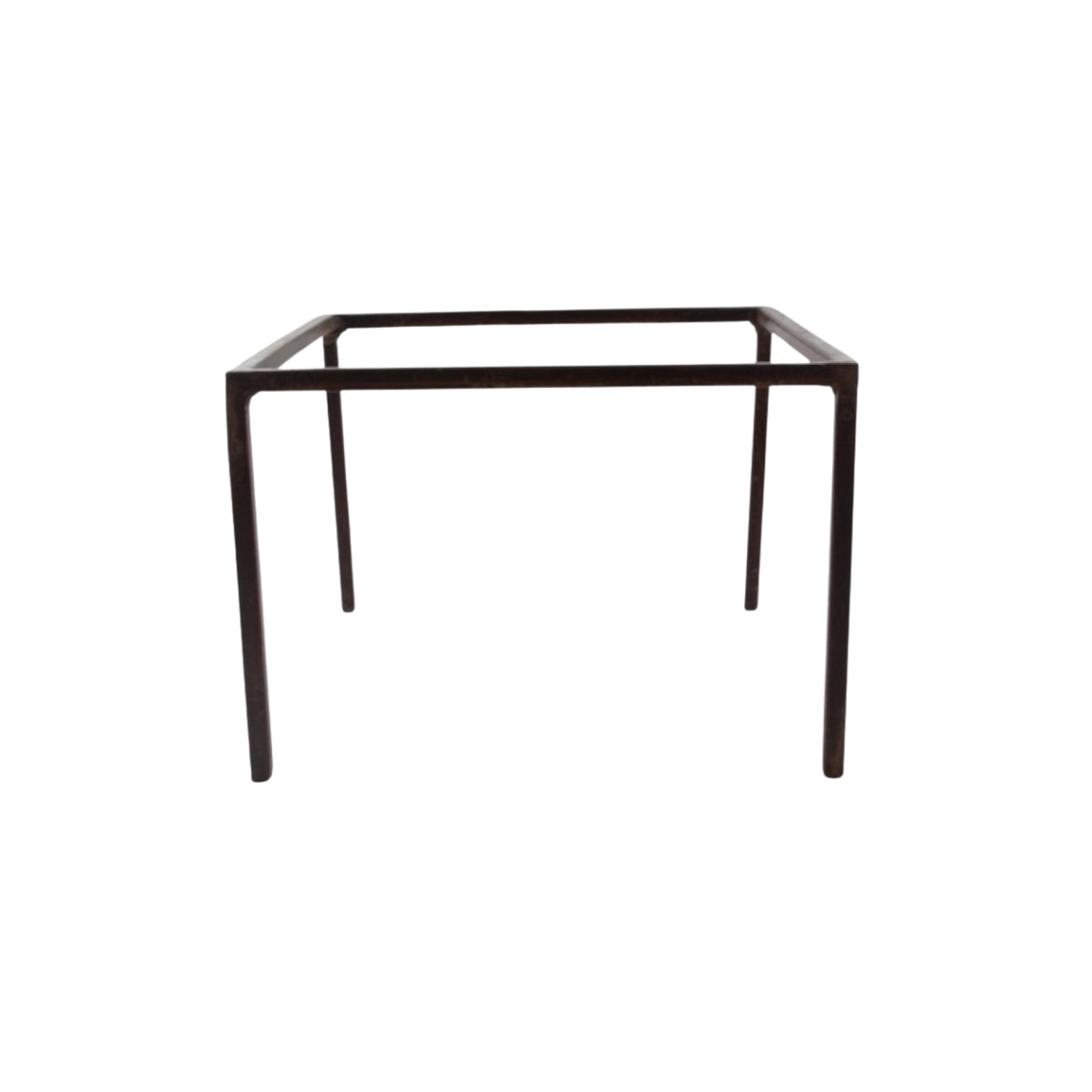 Location réhausse fer forgé carrée rouille (H15,5)