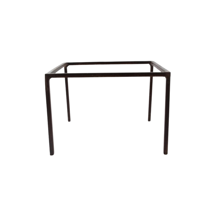 Location réhausse fer forgé carrée rouille (H15,5)