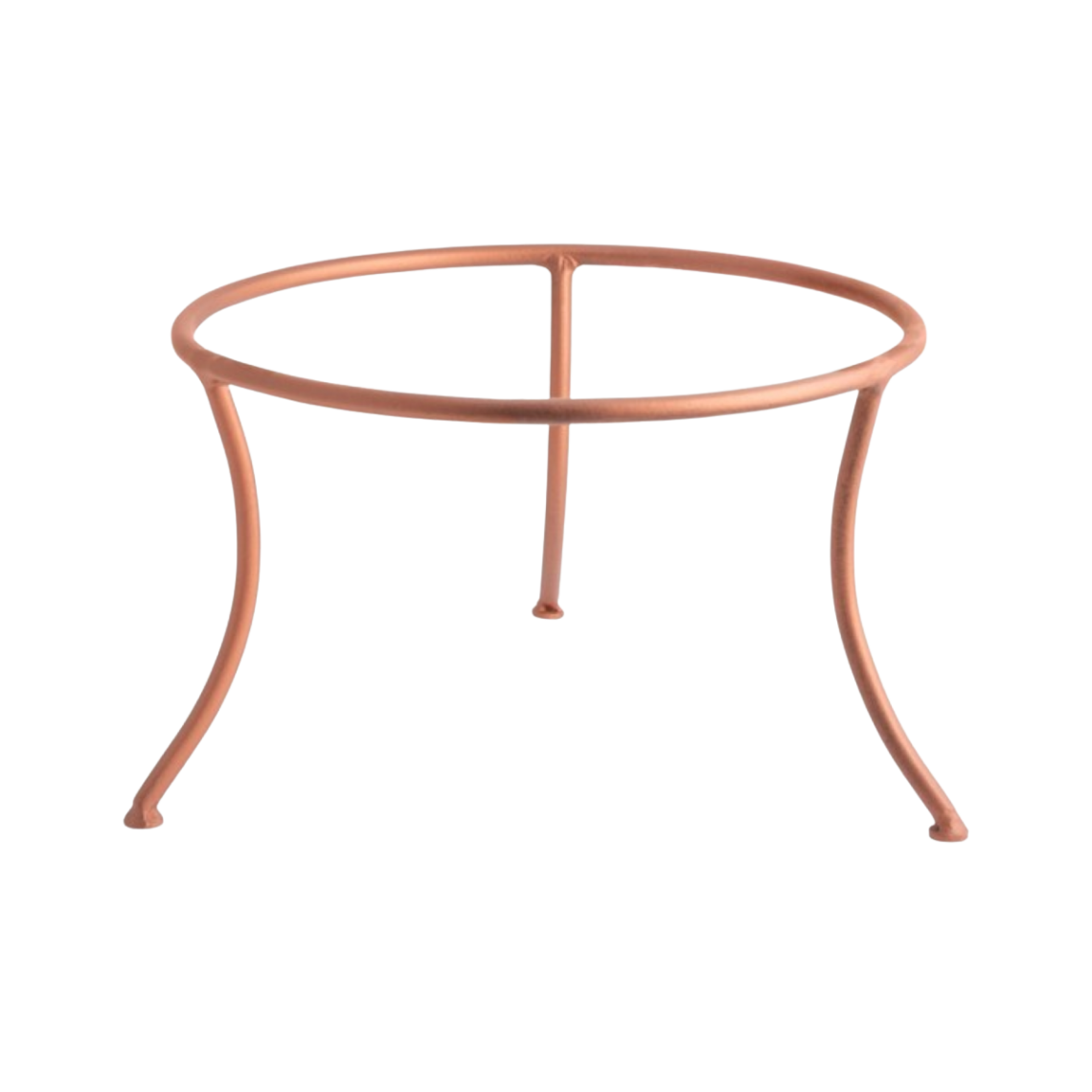 Location réhausse fer forgé ronde cuivre (H15,5)