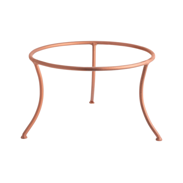 Location réhausse fer forgé ronde cuivre (H15,5)