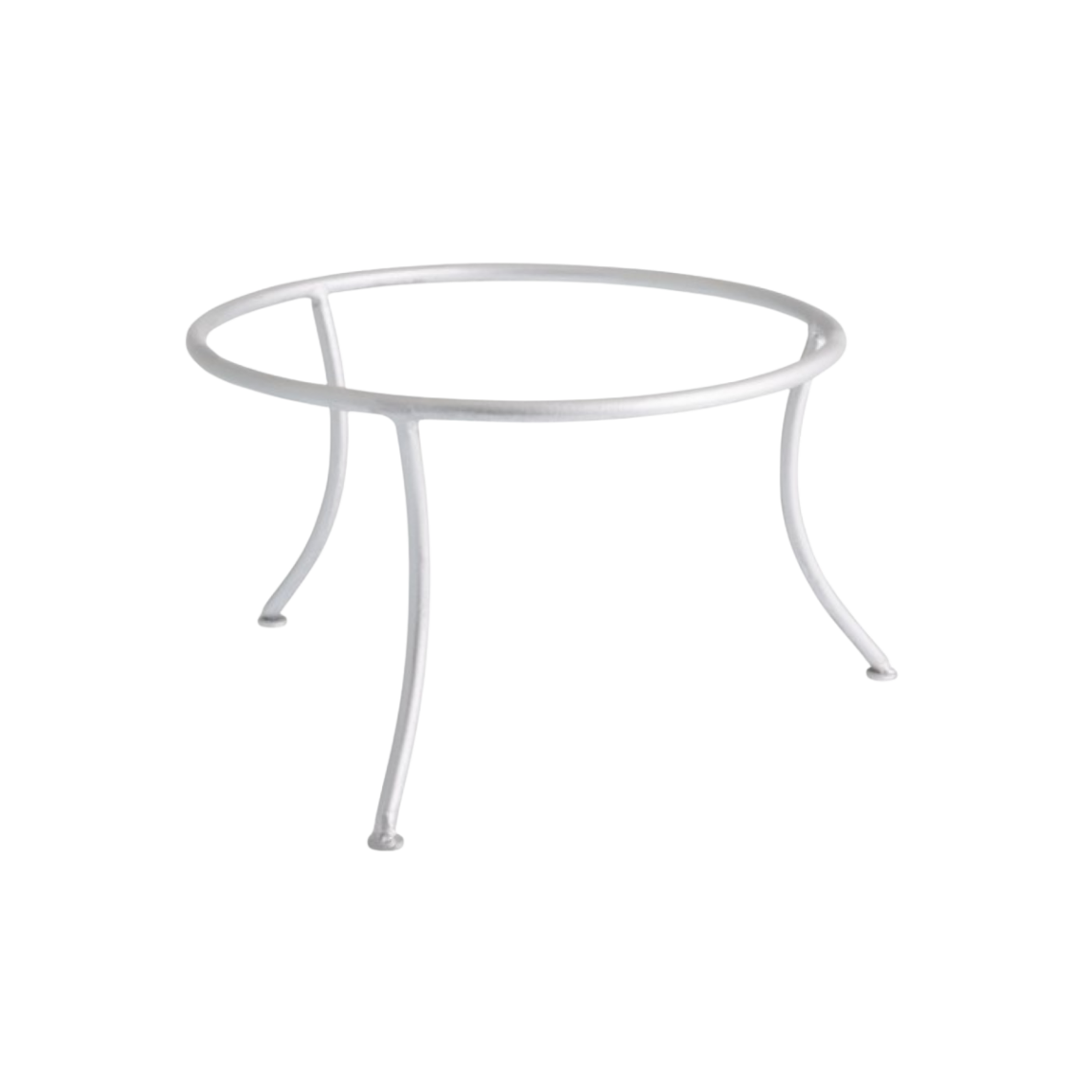 Location réhausse fer forgé ronde grise (H15,5)