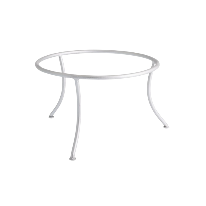 Location réhausse fer forgé ronde grise (H15,5)