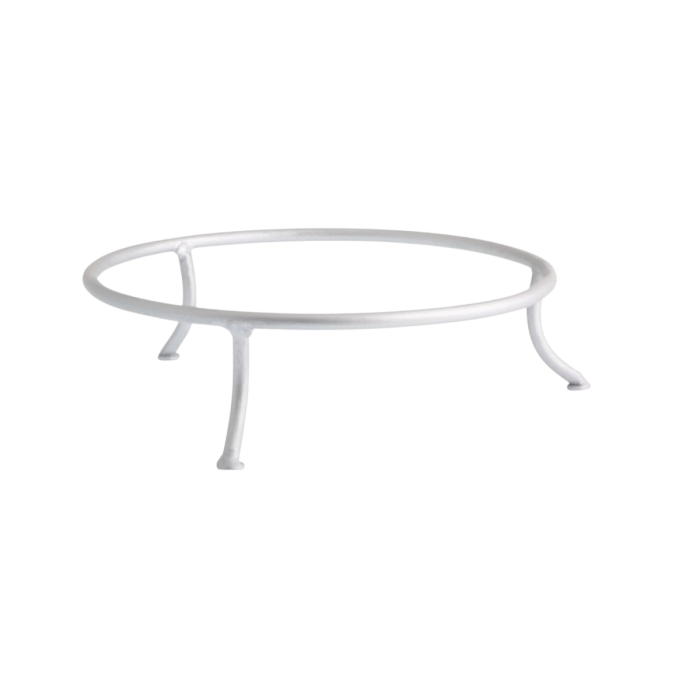 Location réhausse fer forgé ronde grise (H7,5)