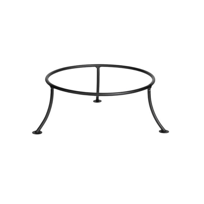 Location réhausse fer forgé ronde noire (H13,5)