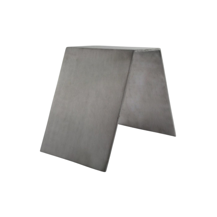 Location réhausse V aluminium brut (H8)