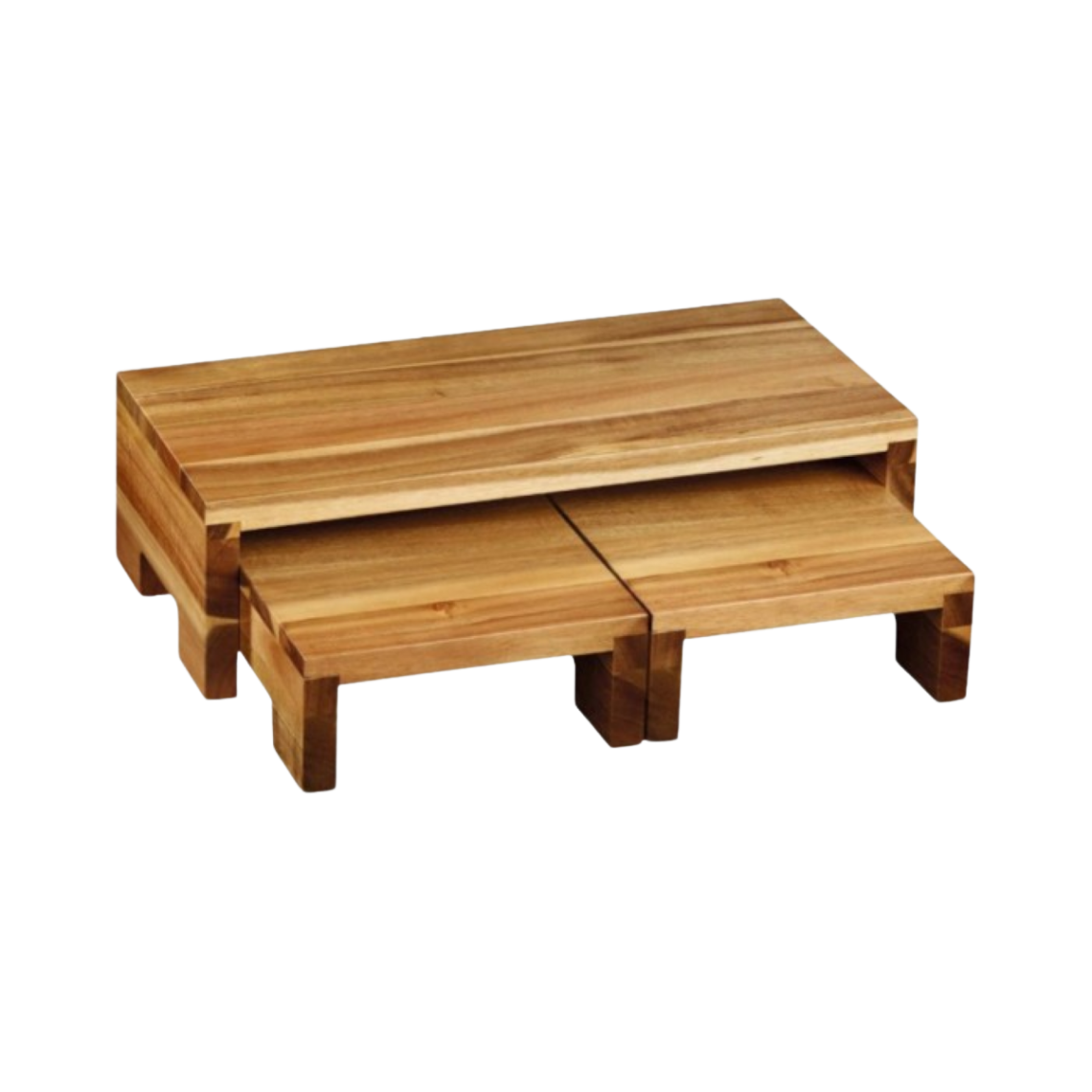 Location set de 3 réhausses gigognes Acacia