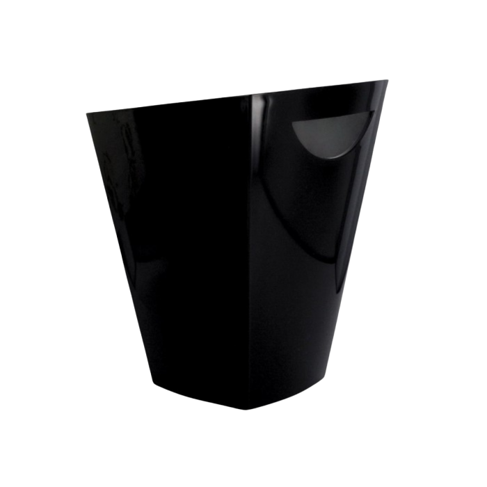 Location seau à champagne plexi noir