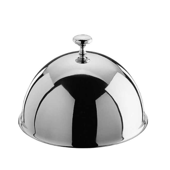 Location cloche assiette inox (Ø23)