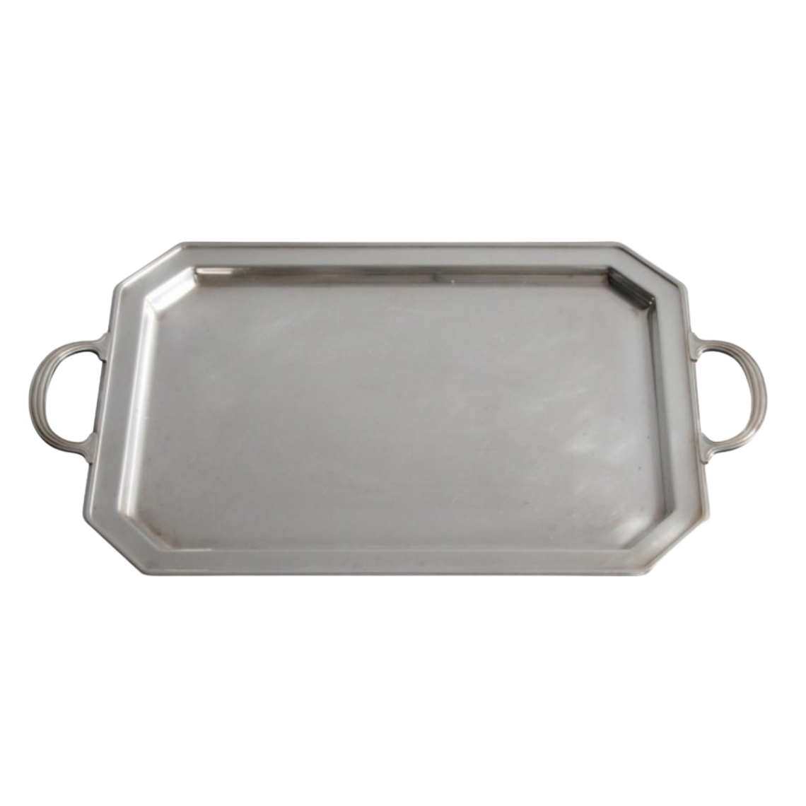 Location plateau à anses argent (47 x 34 cm)