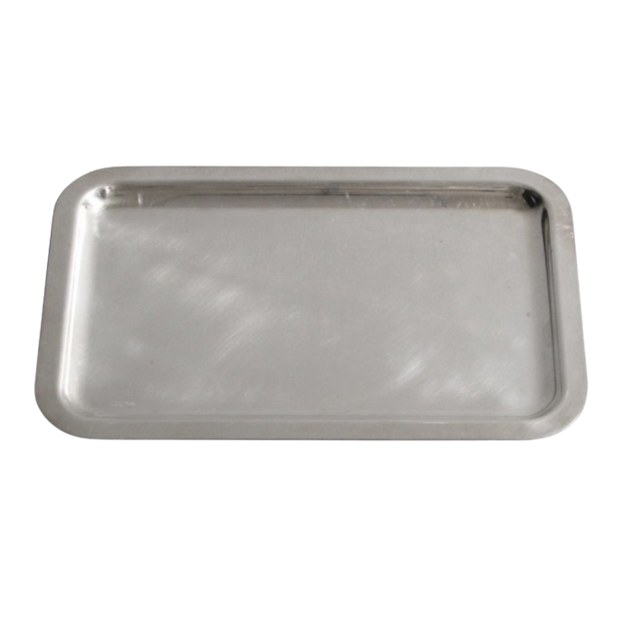 Location plateau argent angles arrondis (46 x 33 cm)
