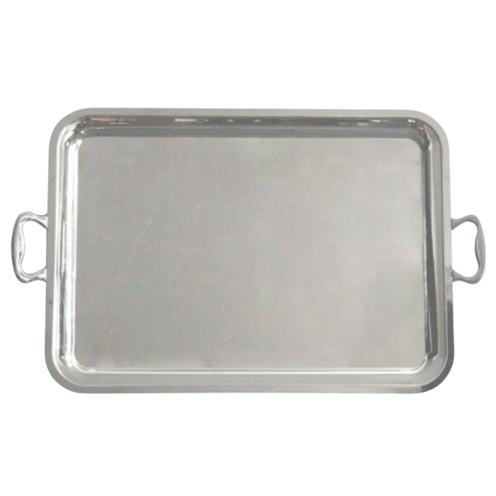 Location plateau de service à anses inox (90 x 55 cm)