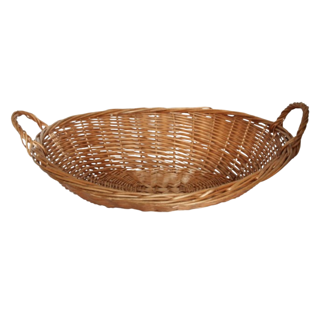 Location corbeille à buffet osier ovale (52 x 46 cm)