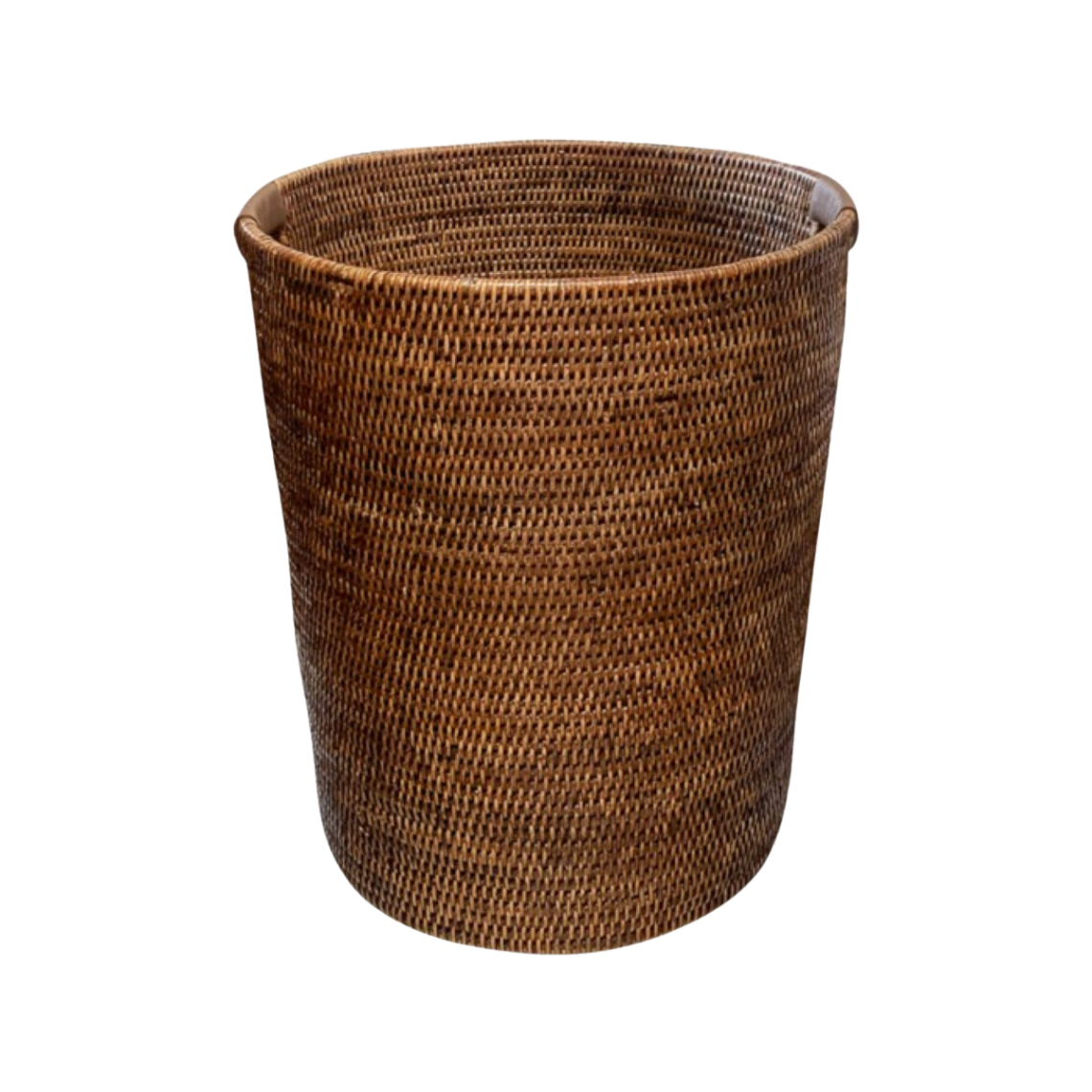 Location corbeille haute ronde en rotin Safari (H43)