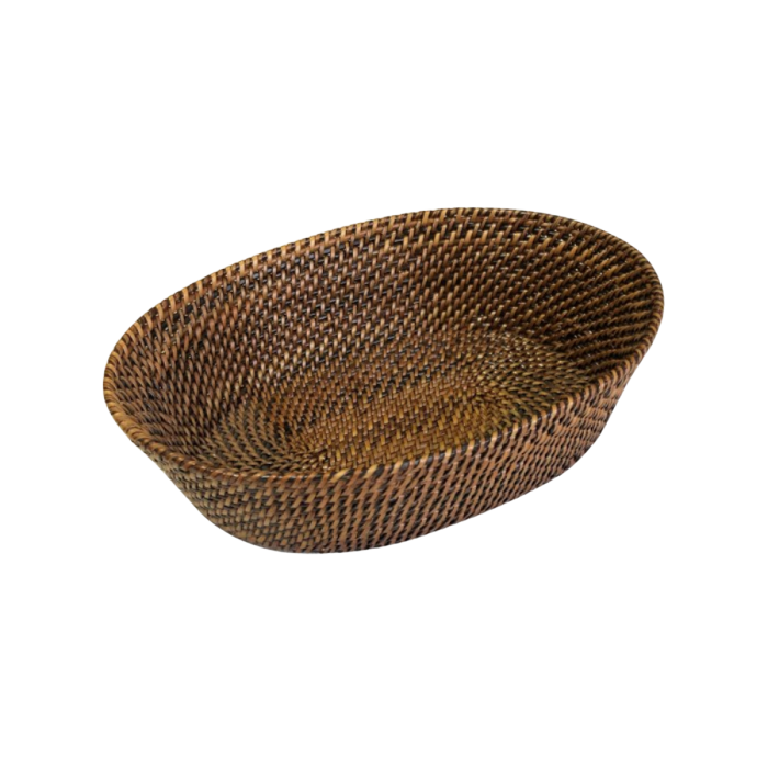 Location corbeille ovale en rotin Safari (25 x 19 cm)