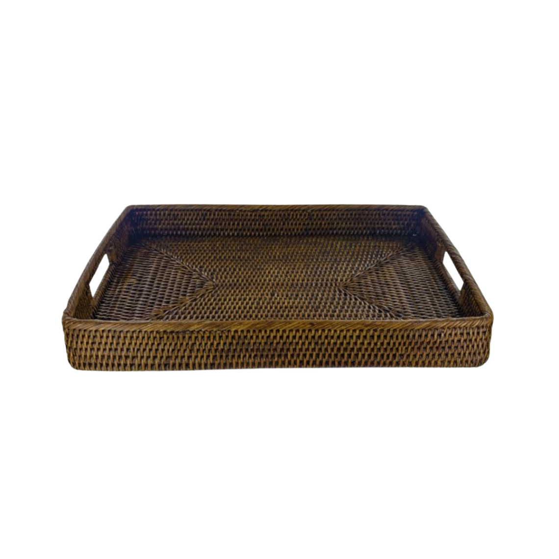 Location plateau rectangulaire en rotin Safari (45x30cm)